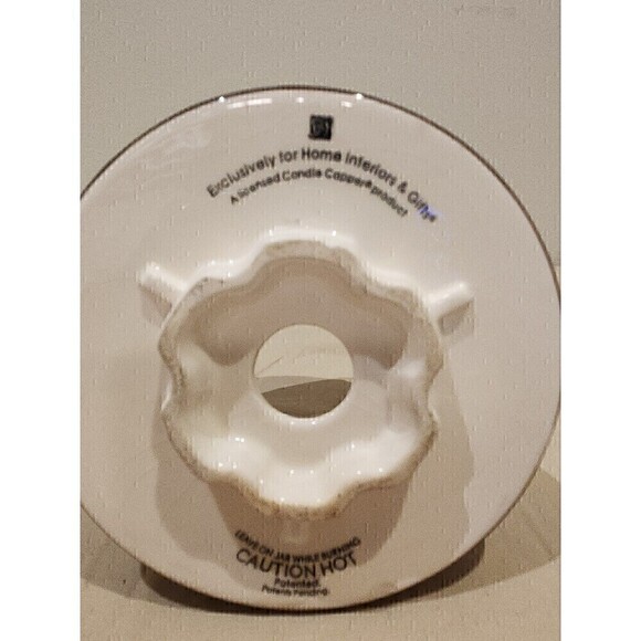 Home Interior Striped Candle Jar Shade Topper - Picture 3 of 7